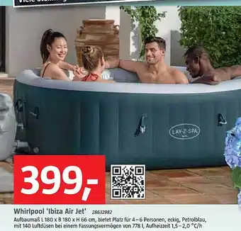 Bauhaus Whirlpool „ibiza Air Jet“ Lay-z-spa Angebot