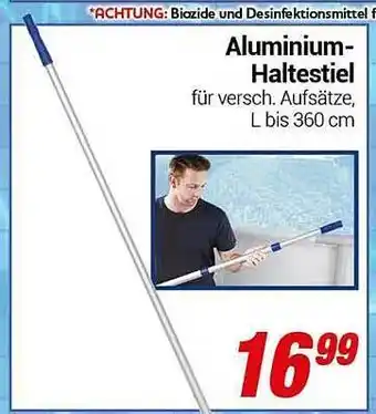 CENTERSHOP Aluminium Haltestiel Angebot