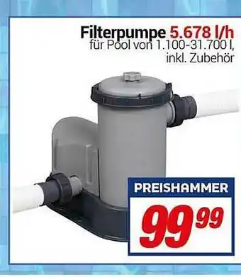 CENTERSHOP Filterpumpe 5.678 L-h Angebot