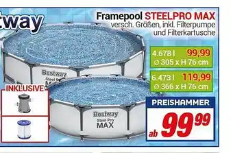 CENTERSHOP Framepool Steelpro Max Angebot