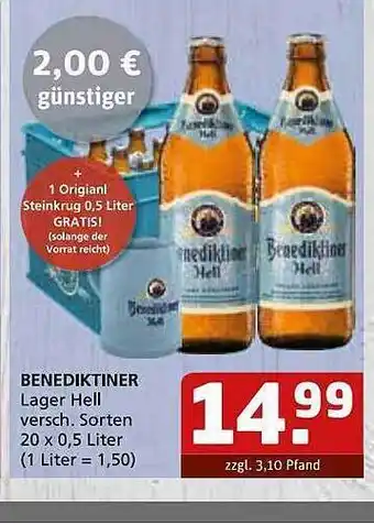 Sagasser Benekiktiner Lager Hell Angebot