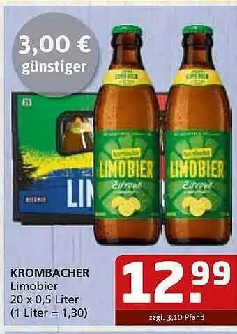 Sagasser Krombacher Limobier Angebot