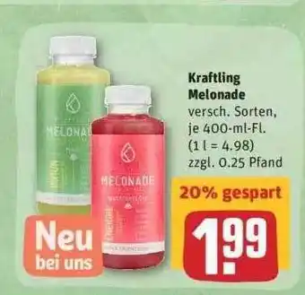 REWE Kraftig Melonade Angebot