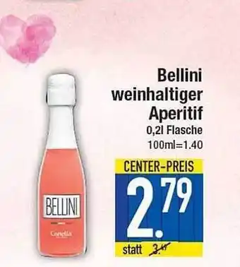 E-Center Bellini Weinhaltiger Aperitif Angebot