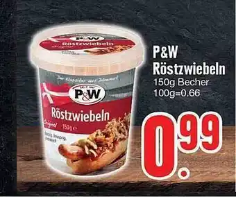 Edeka P&w Röstzwiebeln Angebot