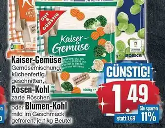 Edeka Kaiser-gemüse, Rosen-kohl Oder Blumen-kohl Angebot