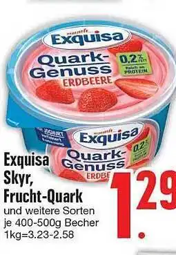 Edeka Exquisa Skyr, Frucht-quark Angebot