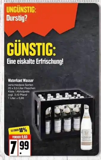 Edeka Waterkant Wasser Angebot