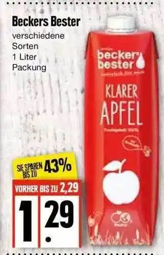 Edeka Beckers Bester Angebot