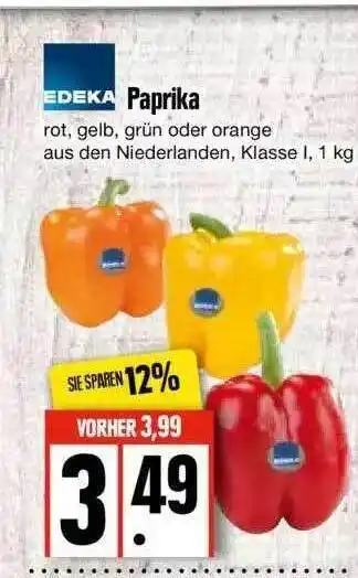 Edeka Edeka Paprika Angebot