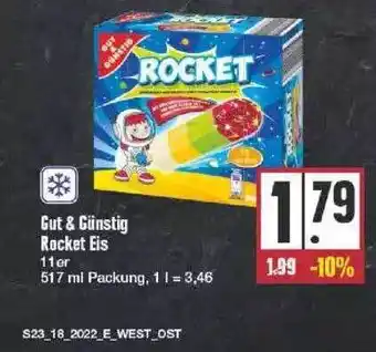 Edeka Gut & Günstig Rocket Eis Angebot