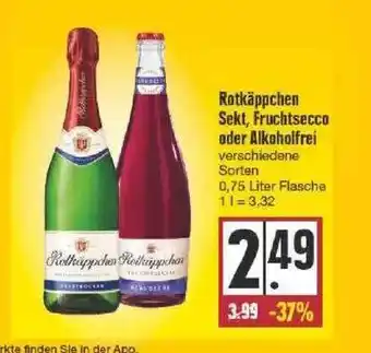 Edeka Rotkäppchen Sekt, Fruchtsecco Oder Alkoholfrei Angebot