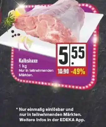 Edeka Kalbshaxe Angebot