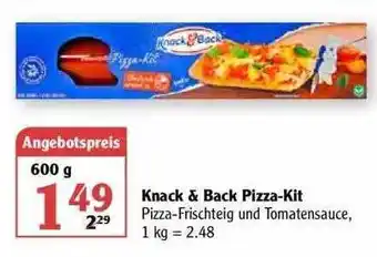 Globus Knack & Back Pizza-kit Angebot