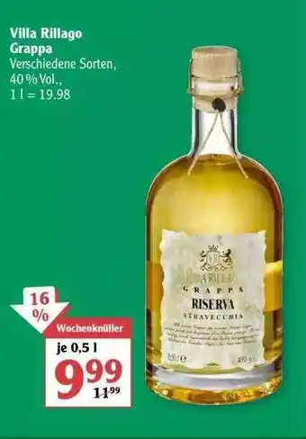 Globus Villa Rillago Grappa Angebot