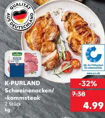 Kaufland K-Purland Schweinenacken/kammsteak Angebot