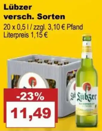 Bilgro Lübzer 20x0,5 L Angebot