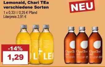 Bilgro Lemonaid, Chari TEa 1x0,33 L Angebot