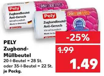 Kaufland Pely Zugband Müllbeutel Angebot