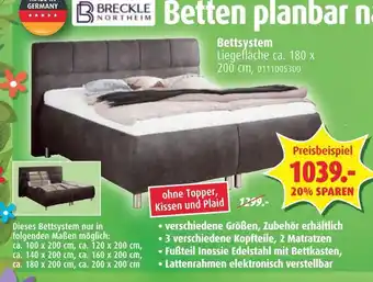 ROLLER Breckle bettsystem Angebot