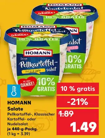 Kaufland Homann Salate 440g Angebot