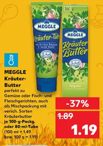 Kaufland Meggle Kräuter Butter 100g oder 80ml Angebot