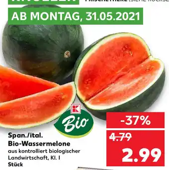 Kaufland Span./ital. Bio Wassermelone Angebot