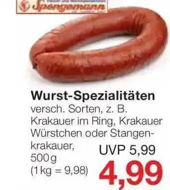 Jawoll Wurst-spezialitäten Angebot