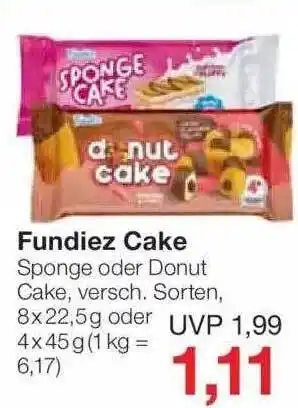 Jawoll Fundiez Cake Sponge Oder Donut Cake Angebot