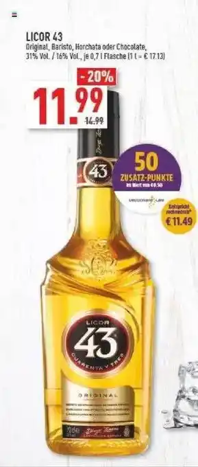 Marktkauf Licor 43 Angebot