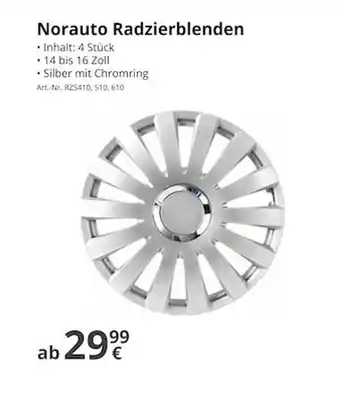 A.T.U. Norauto Radzierblenden Angebot