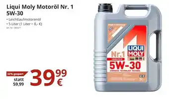 A.T.U. Liqui Moly Motoröl Nr. 1 5w-30 Angebot