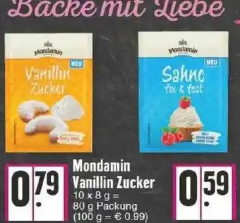 Edeka Mondamin Vanillin Zucker Angebot