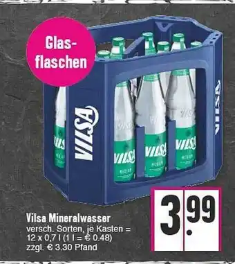 E-Center Vilsa Mineralwasser Angebot