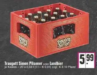 Edeka Traugott Simon Pilsener Oder Landbier Angebot