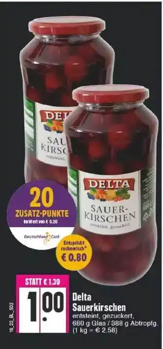 Edeka Delta Sauerkirschen Angebot