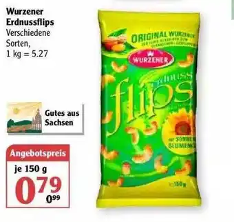 Globus Wurzener Erdnussflips Angebot