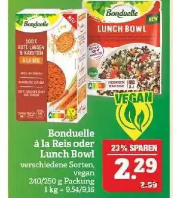 Marktkauf Bonduelle à La Reis Oder Lunch Bowl Angebot