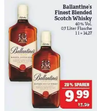 Marktkauf Ballantines Finest Blended Scotch Whisky Angebot