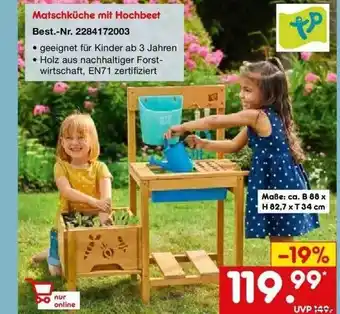 Netto Marken-Discount Matschküche Mit Hochbeet Angebot