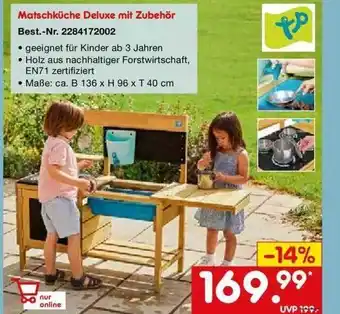 Netto Marken-Discount Matschküche Deluxe Mit Zubehör Angebot