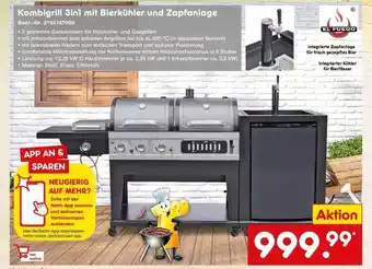 Netto Marken-Discount El Fuego Kombigrill 3in1 Mit Bierkühler Und Zapfanlage Angebot