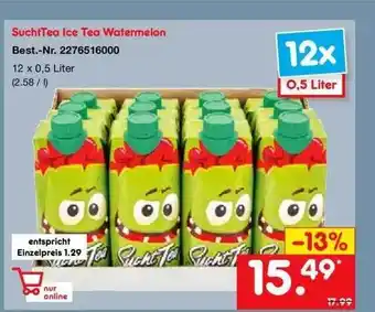 Netto Marken-Discount Schuttea Ice Tea Watermelon Angebot