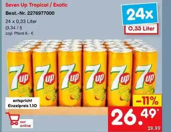 Netto Marken-Discount Seven Up Tropical Oder Exotic Angebot