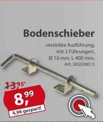 Sonderpreis Baumarkt Bodenschieber Angebot