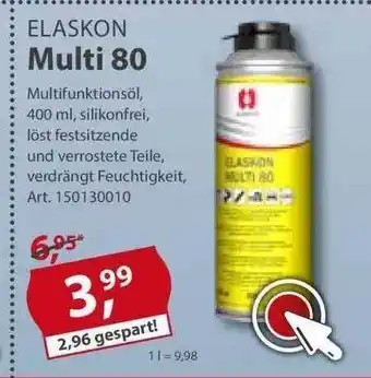 Sonderpreis Baumarkt Elaskon Multi 80 Angebot