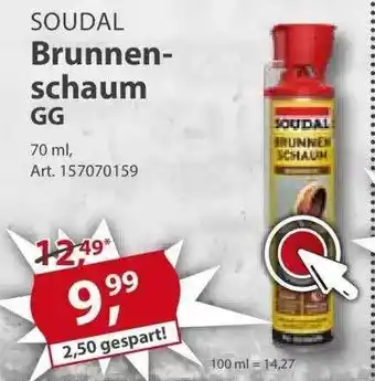 Sonderpreis Baumarkt Soudal Brunnen-schaum Gg Angebot