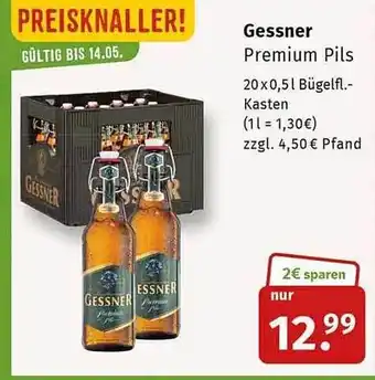 Markgrafen Gessner Premium Pils Angebot