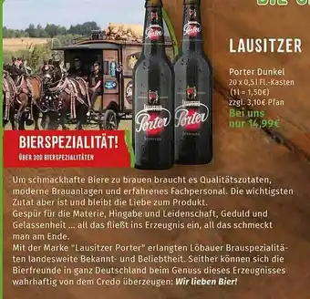 Markgrafen Lausitzer Porter Dunkel Angebot