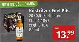 Markgrafen Köstritzer Edel Pils Angebot